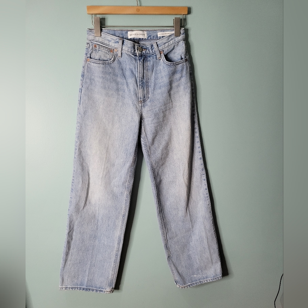 Denim Forum Aritzia Farrah High Rise Wide Leg Jeans Size 26